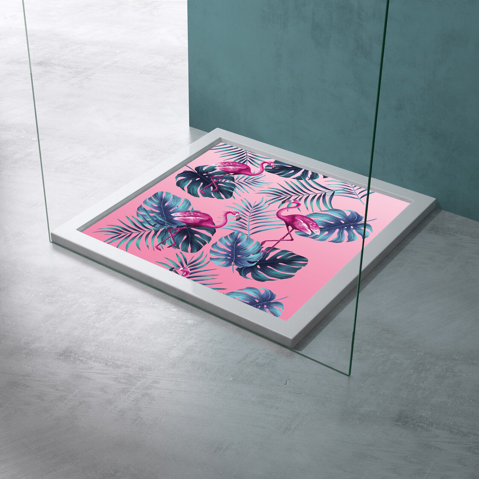 Anti Rutschmatte Motiv "Flamingo" 
