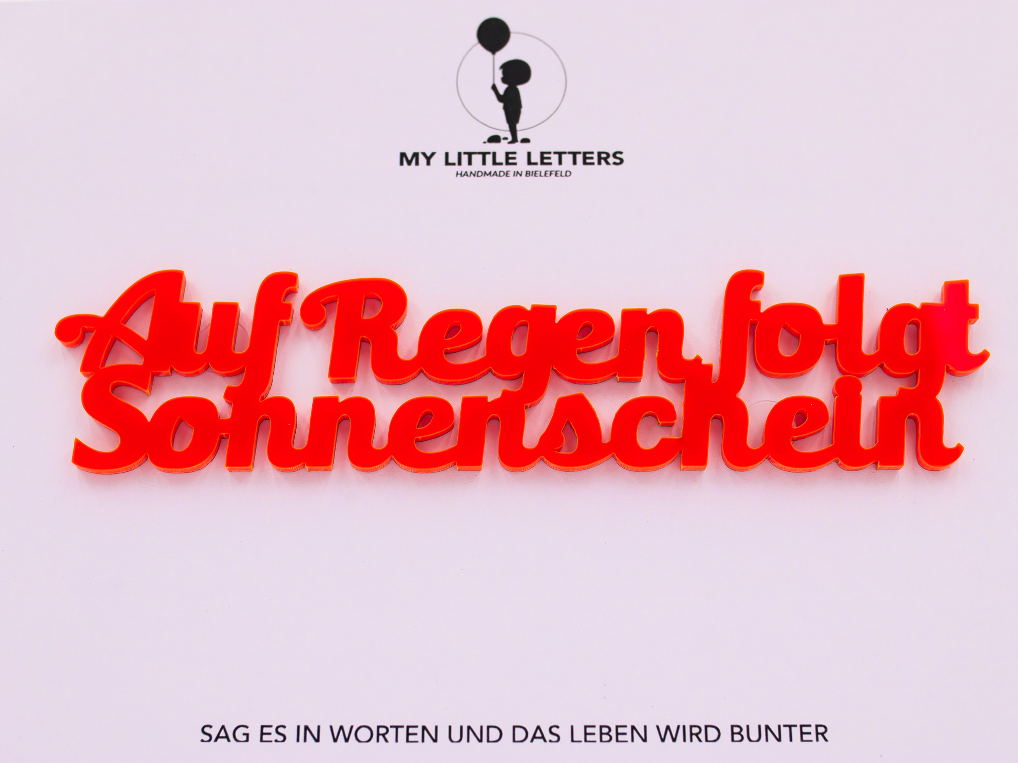 Little Letters - AUF REGEN FOLGT SONNENSCHEIN