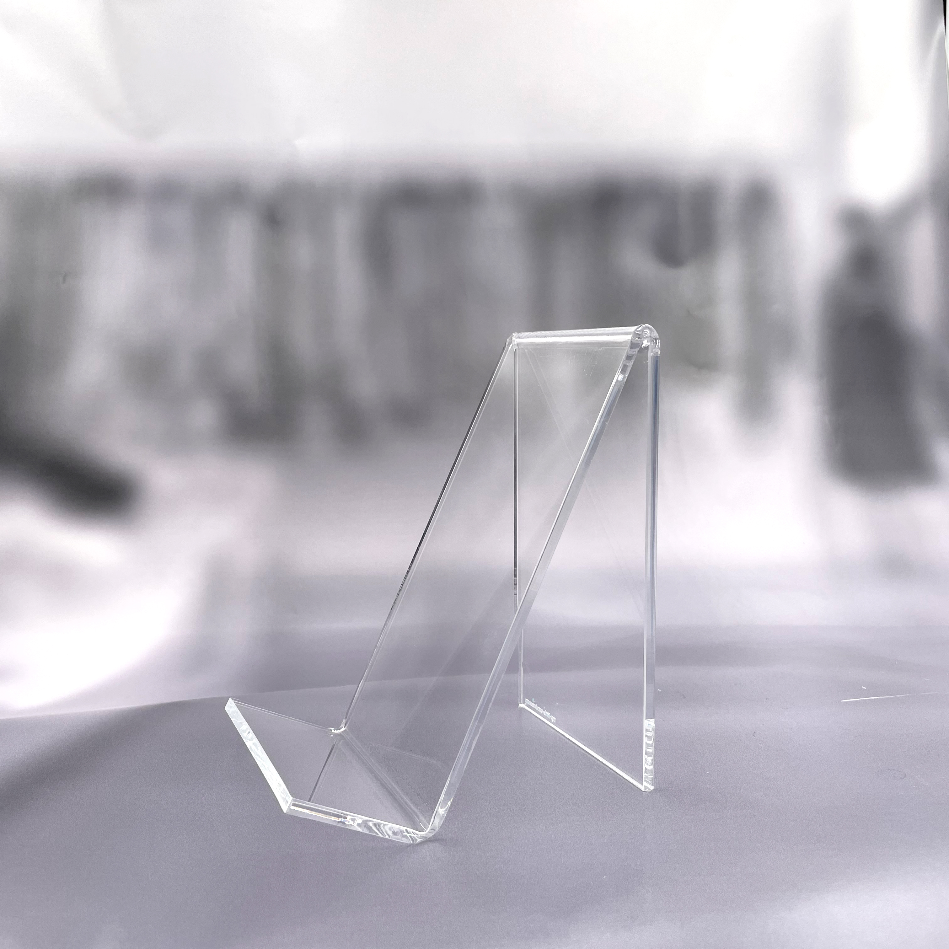 2x MAUL Buchstütze Acryl glasklar 80x100x100mm transparent Kunststoff Stütze